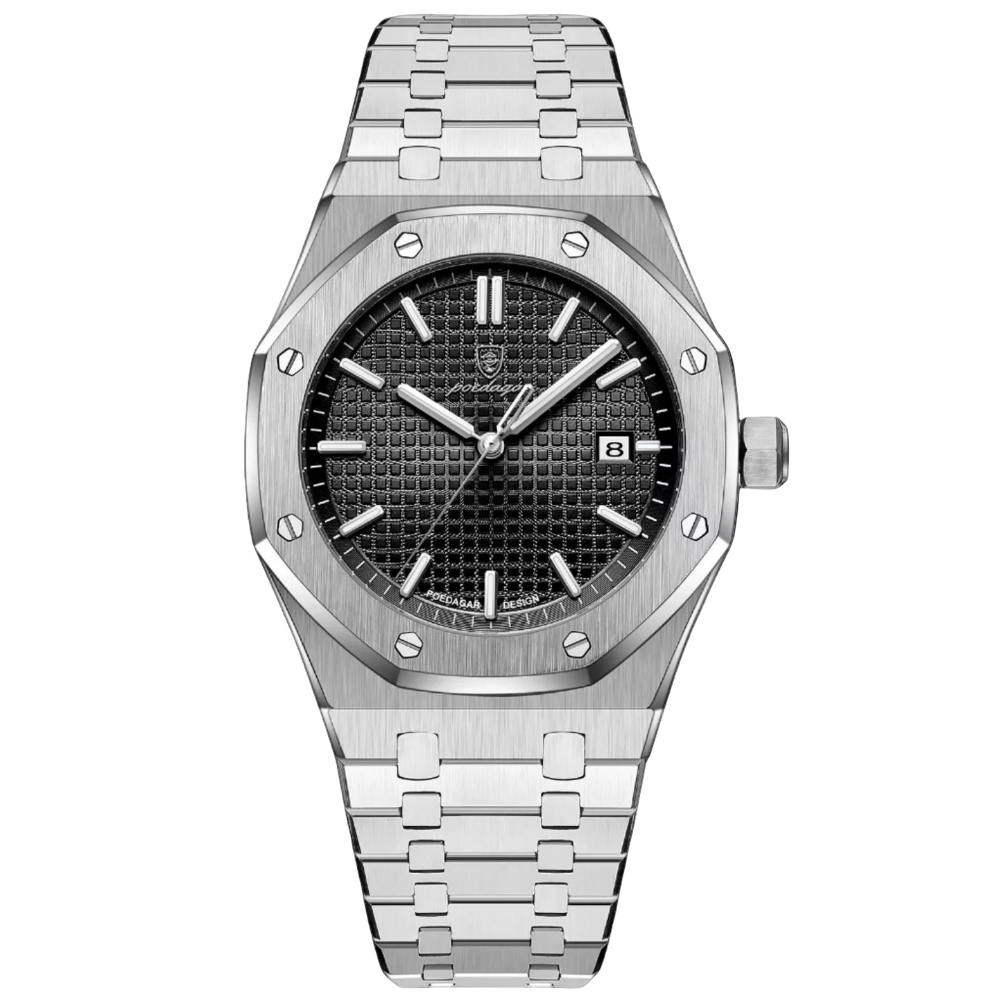 King 41mm - Silver Black