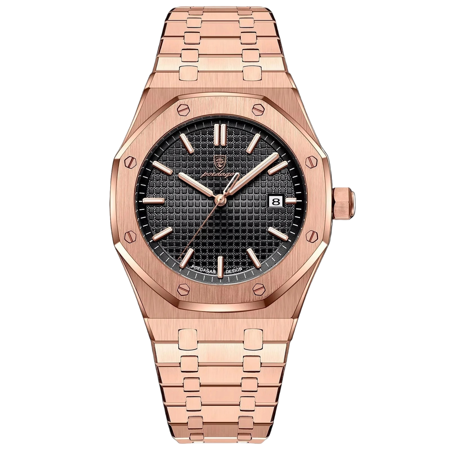 King 41mm - Rose Gold Black