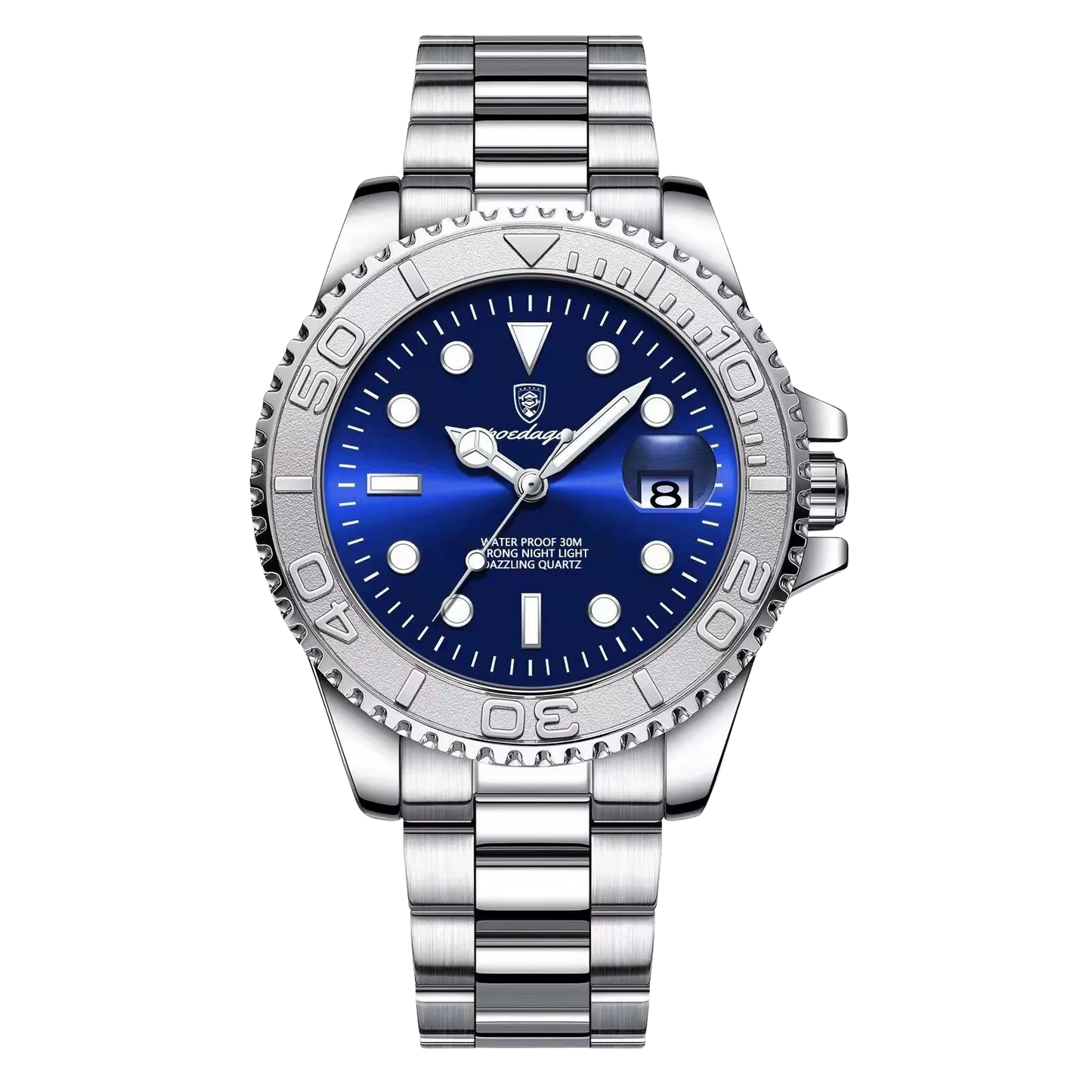 Regalia 43mm - Silver Blue