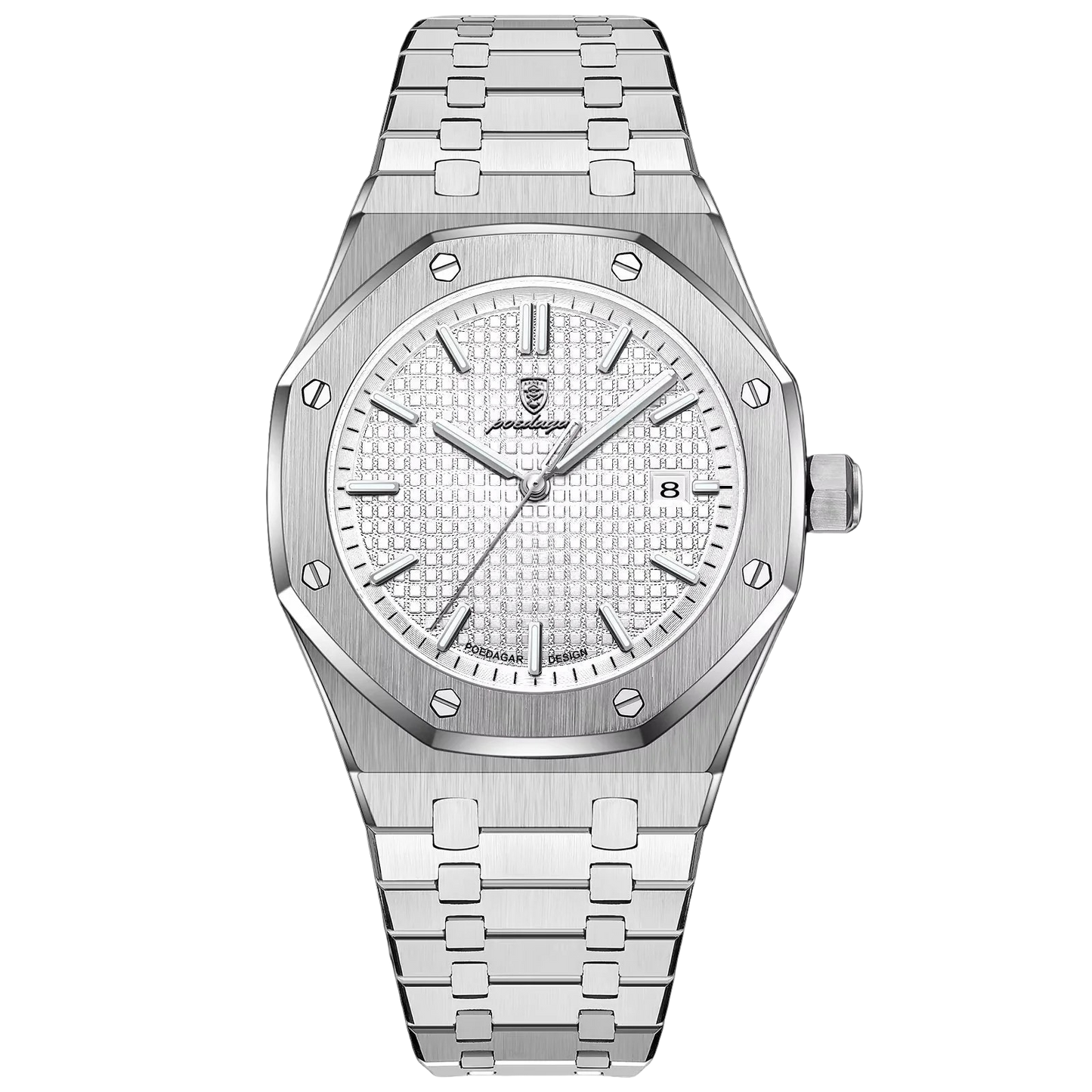 King 41mm - Silver White